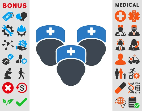 Medisch personeel pictogram — Stockfoto