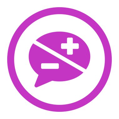 Bağımsız değişkenler yuvarlak vektör simgesi