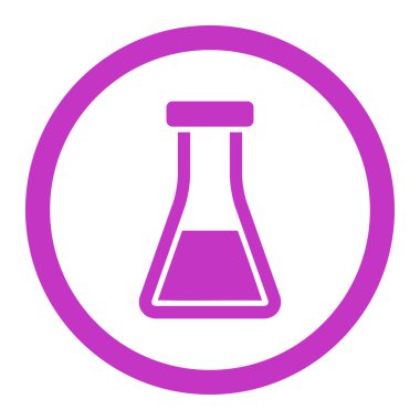 Şişesi yuvarlak vektör simgesi