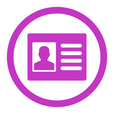 Hasta hesabı yuvarlak vektör simgesi