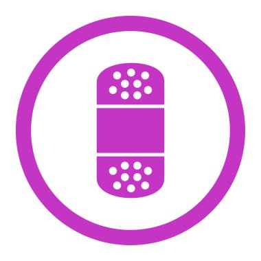 Yuvarlak vektör simge alçı