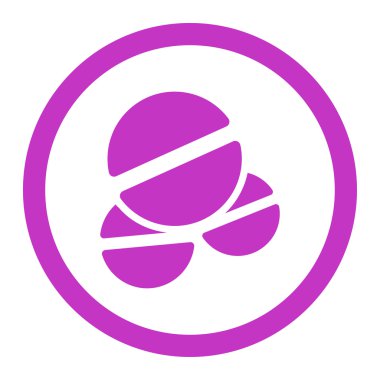 Tablet yuvarlak vektör simgesi