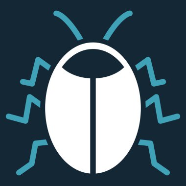 Böcek düz simgesini