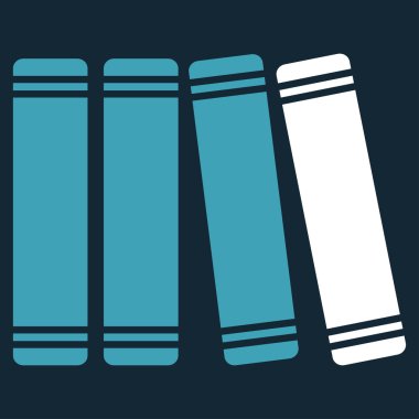 Kütüphane kitap simgesi