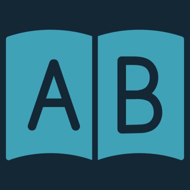 El kitabı düz simgesi