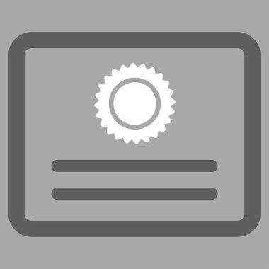 Diploma düz simgesi