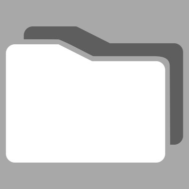 klasörleri düz simgesi