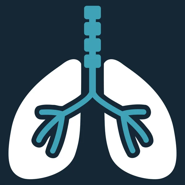 Icona del sistema respiratorio — Foto Stock