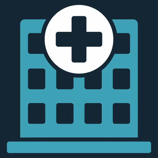 Clinic Flat Icon — Stock Photo, Image