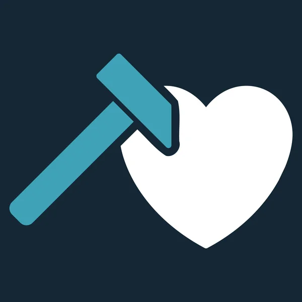 Coração hummer ícone — Fotografia de Stock