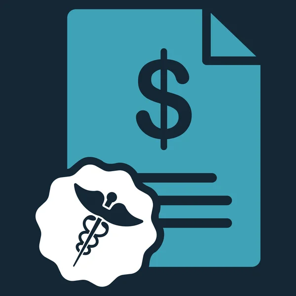 Ícone de preços médicos — Fotografia de Stock
