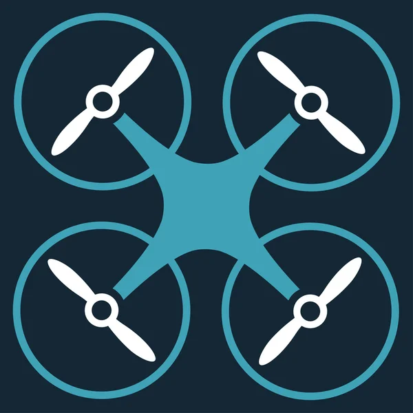 Nanokopter flach Symbol — Stockfoto