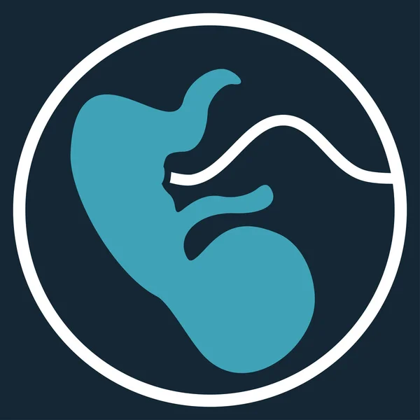Płaskie ikona ciąży — Zdjęcie stockowe