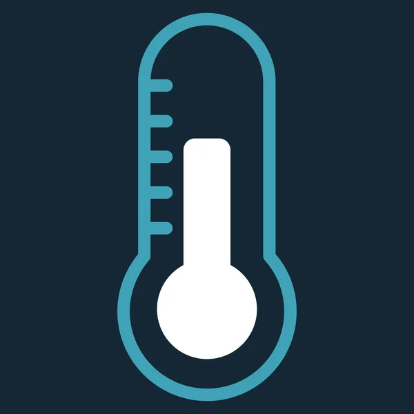 Ikona temperatury płaskiej — Zdjęcie stockowe