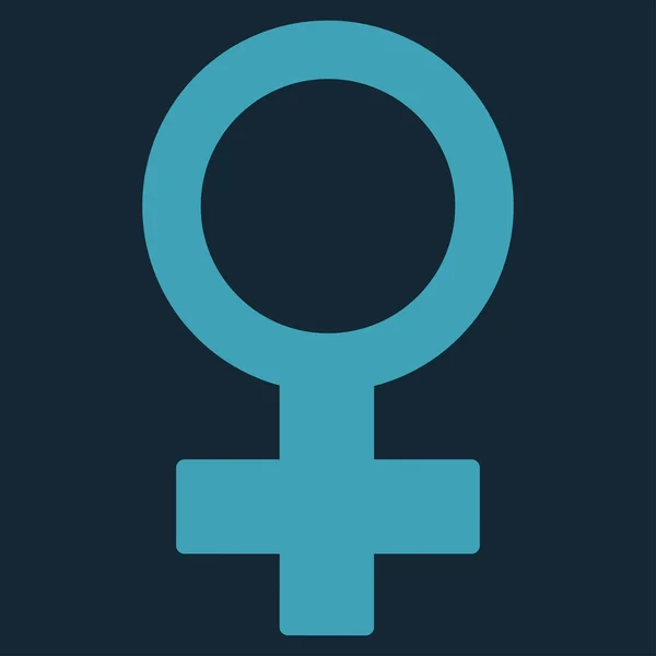 Vrouwelijk symbool icoon — Stockfoto
