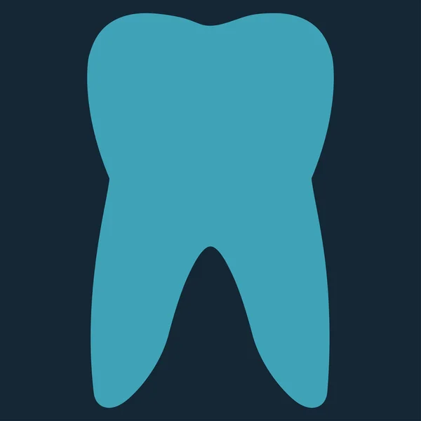 Икона плоского зуба — стоковое фото