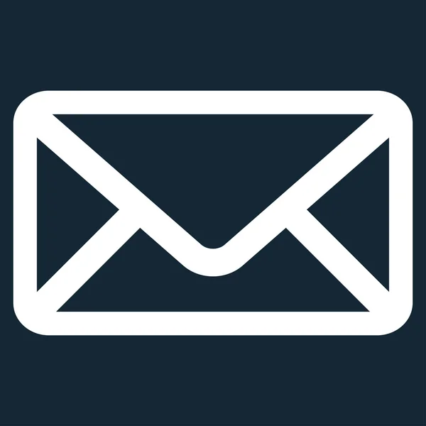 Envelope ícone plano — Fotografia de Stock