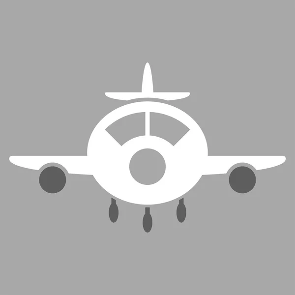 Aircraft Flat Icon — Stock Photo, Image