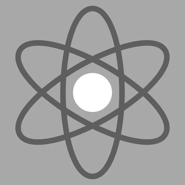 Atom Flat Icon — Stock Photo, Image