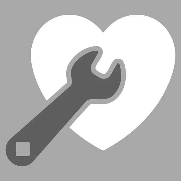 Hjärtat reparation ikonen — Stockfoto