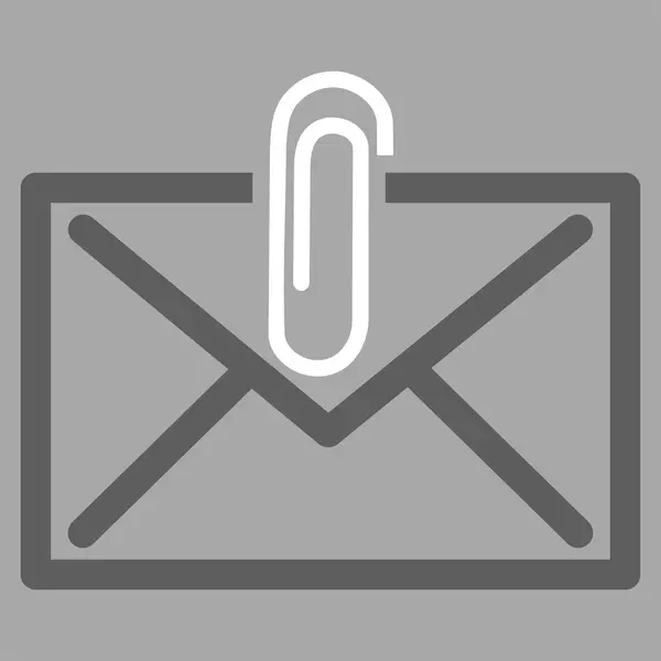 Mail Attachement Icon — Stock Photo, Image