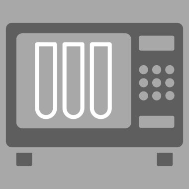 Sterilizatör düz simgesi