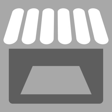 Mağaza düz simgesi