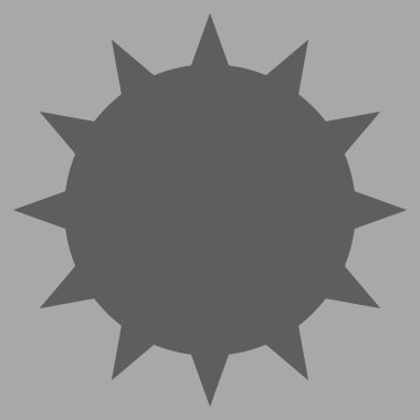 Bakteri düz simgesi