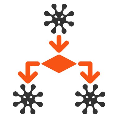 Virüs üreme simgesi