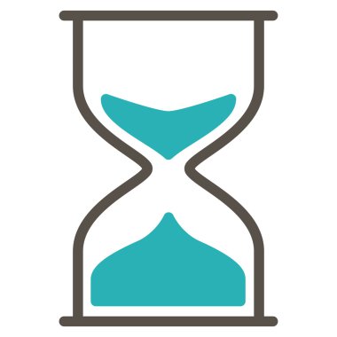 kum saati düz simgesi