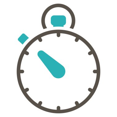 Stopwatch Düz Simgesi