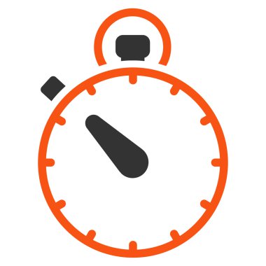 Stopwatch Düz Simgesi