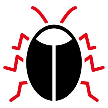 Böcek düz simgesini