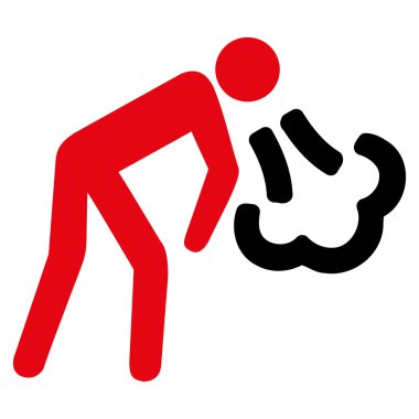 Düz simgesi öksürük