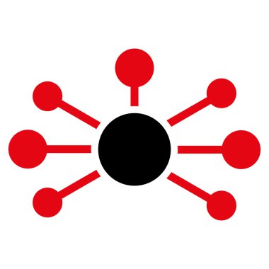 İlişkiler düz simgesi