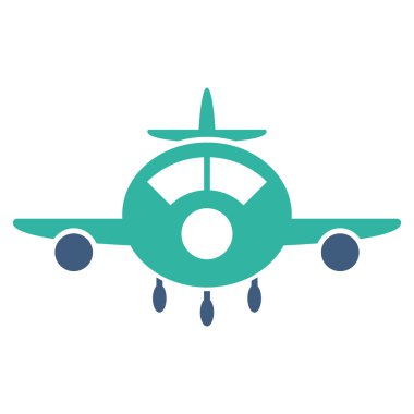 Uçak düz simgesi