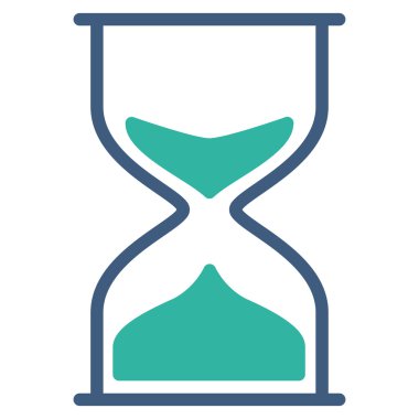 kum saati düz simgesi