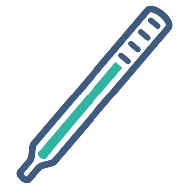 tıbbi termometre simgesi