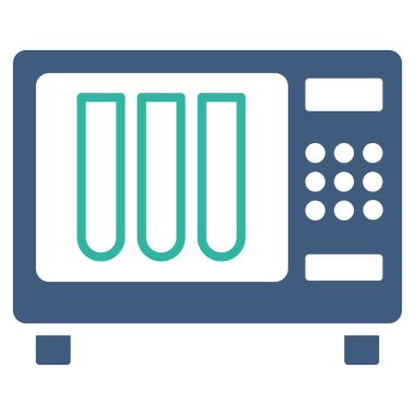 Sterilizatör düz simgesi