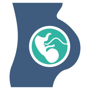 Gebelik düz simgesi