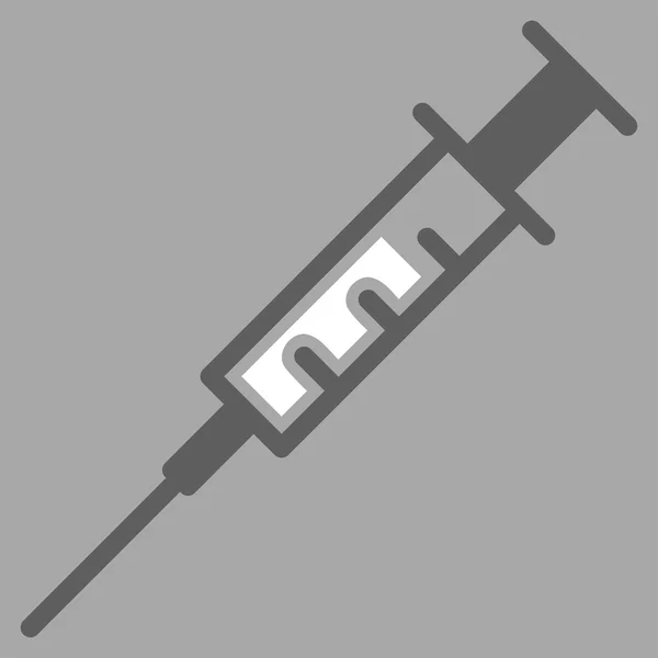 Syringe Flat Icon — Stock Photo, Image