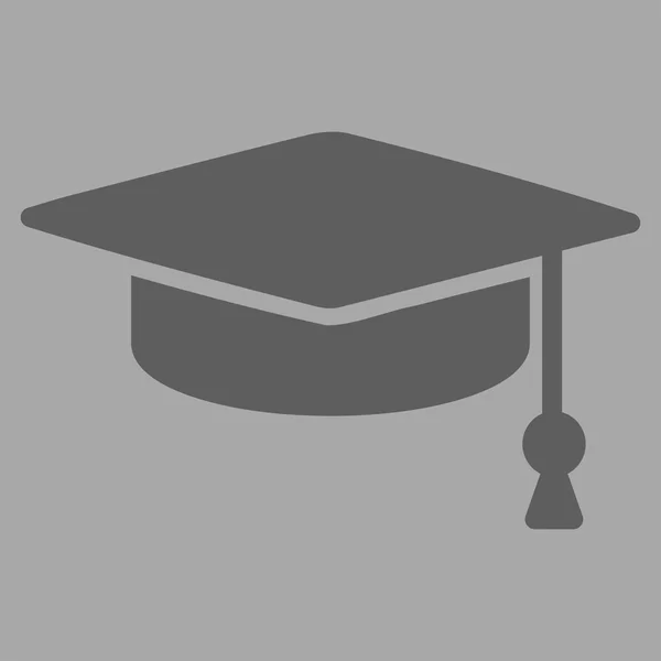 Ícone de boné de graduação — Fotografia de Stock