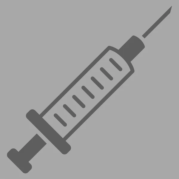 Syringe Flat Icon — Stock Photo, Image
