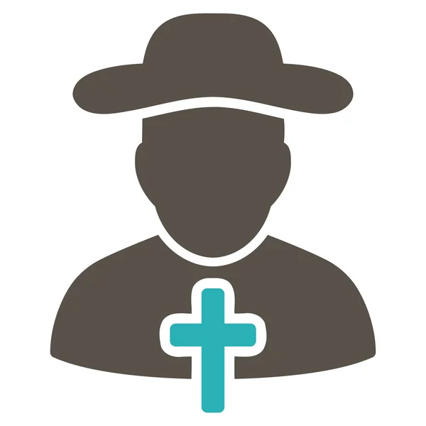 Cleric Flat Icon — Stock Photo, Image