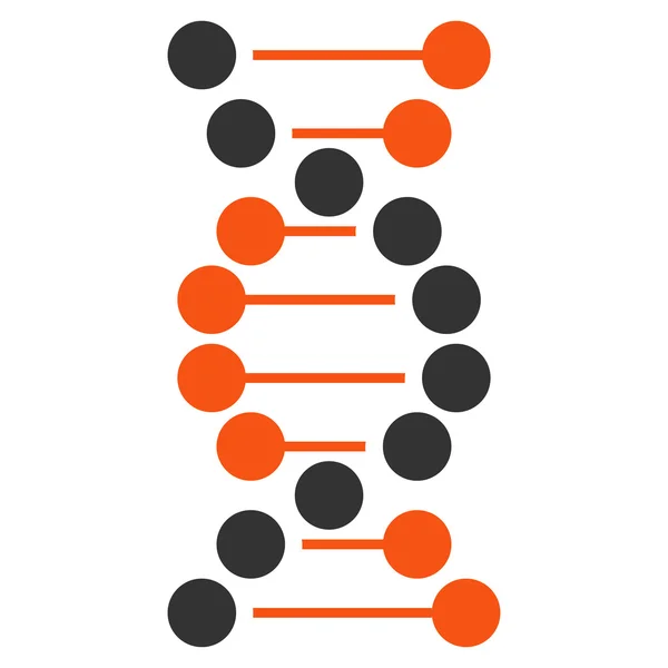 Επίπεδη εικόνα του DNA — Φωτογραφία Αρχείου