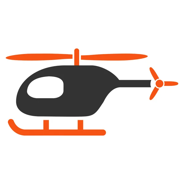 Helikopter platta ikonen — Stockfoto