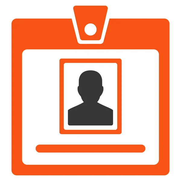 Ikona odznak osoby — Stock fotografie