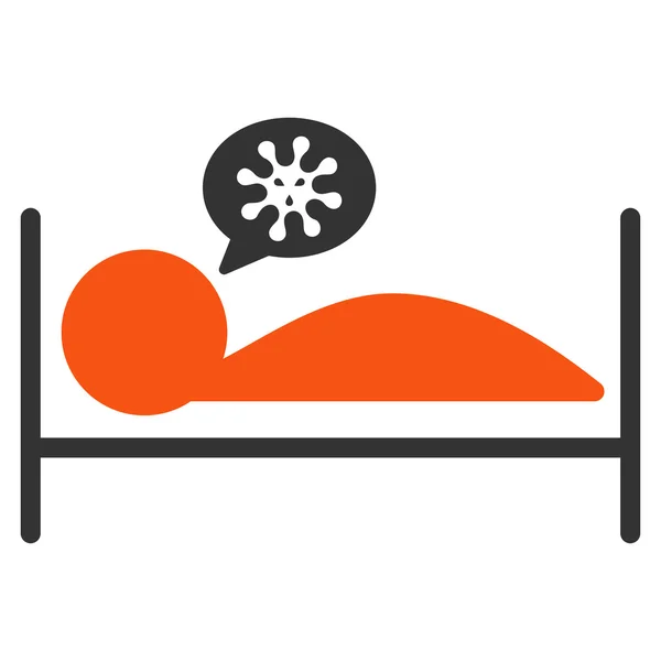 Patient Bed Icon — Stock Photo, Image