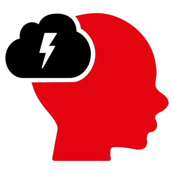 Brainstorm Flat Icon — Stock Photo, Image