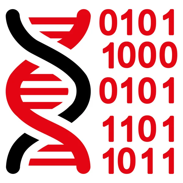 Genome Code Icon — Stock Photo, Image